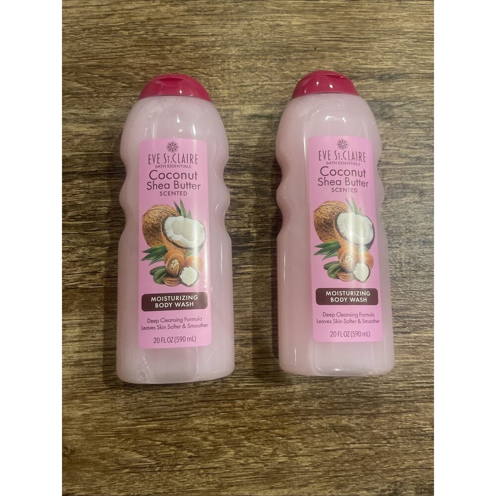 2 X Eve St. Claire Bath Essentials Tropical Scented Moisturizing Body Wash 2X